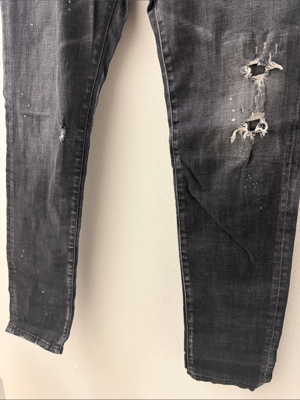 DSQUARED2 Black Distressed Skinny Jeans - Picture 11 of 11